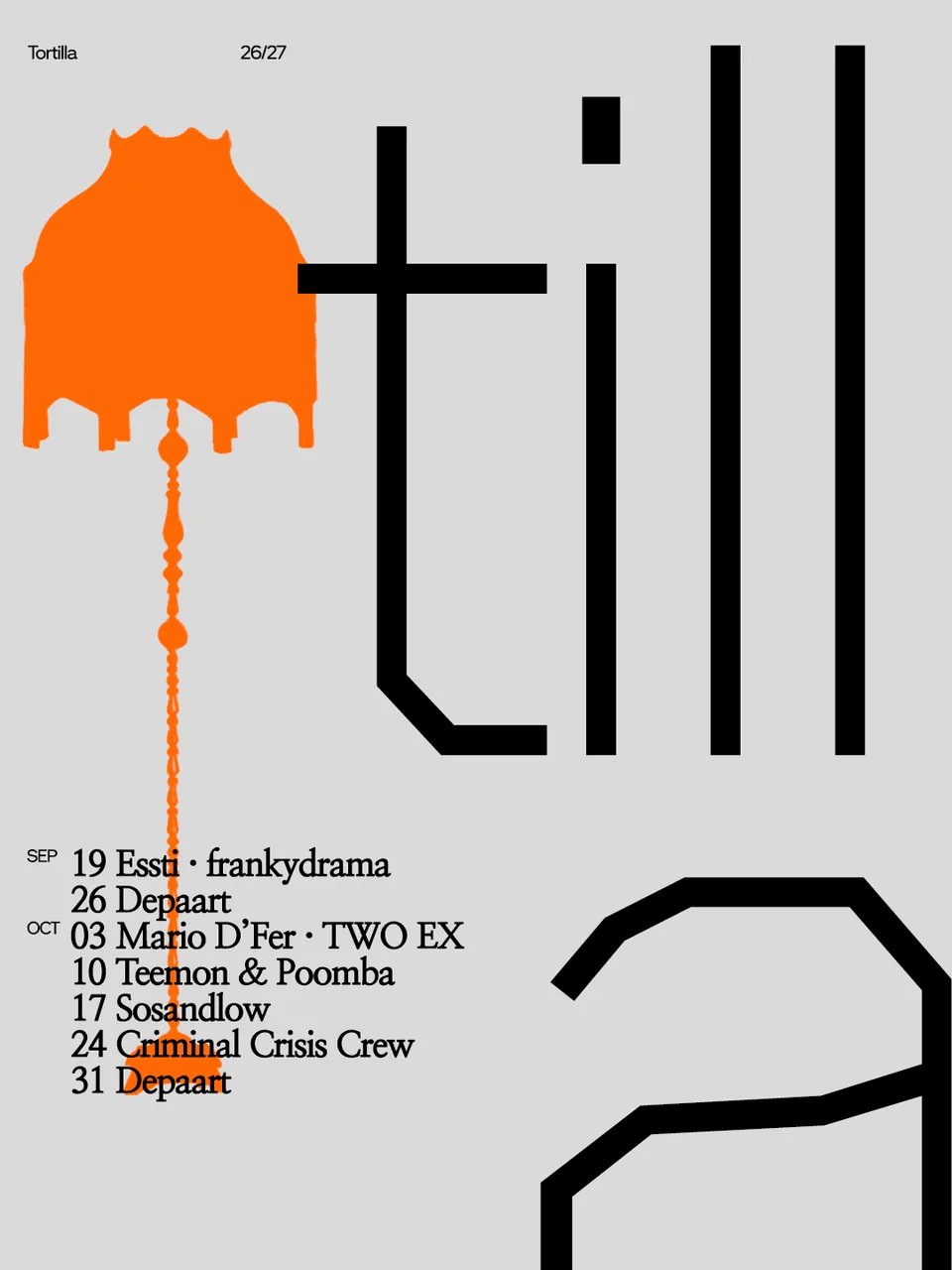 Cartel de Tortilla #214