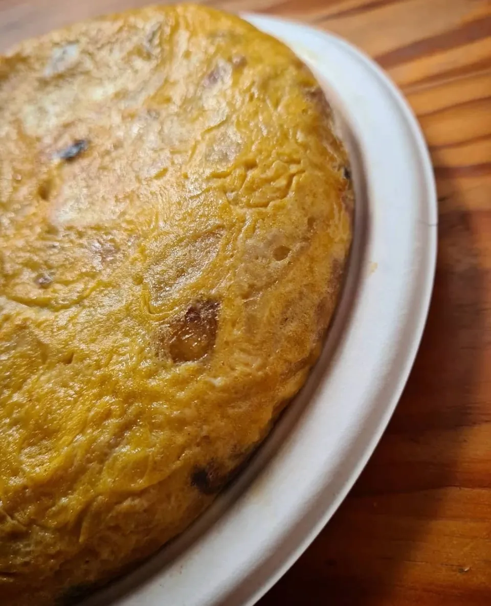Tortilla Castiza de cerca